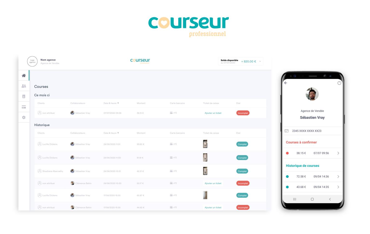 Application Courseur Pro