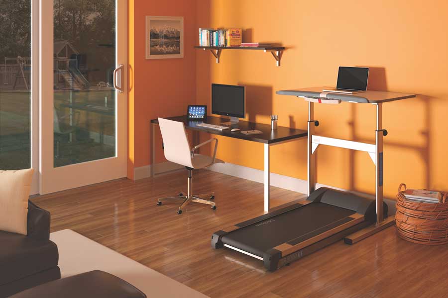 Un walking desk design qui permet de faire du sport